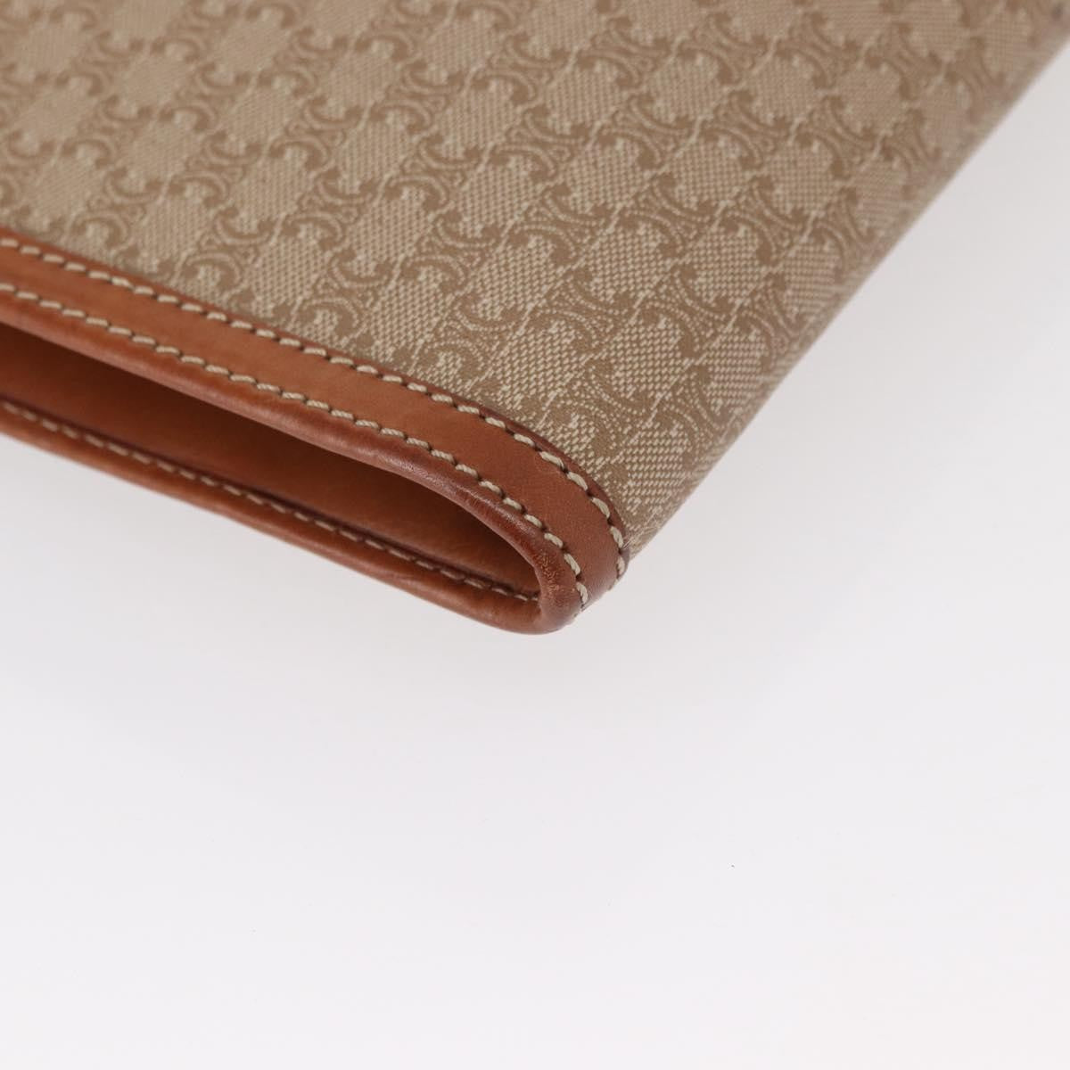 Celine Macadam Pochette Clutch Beige Pvc Clutche & Pouche Bag