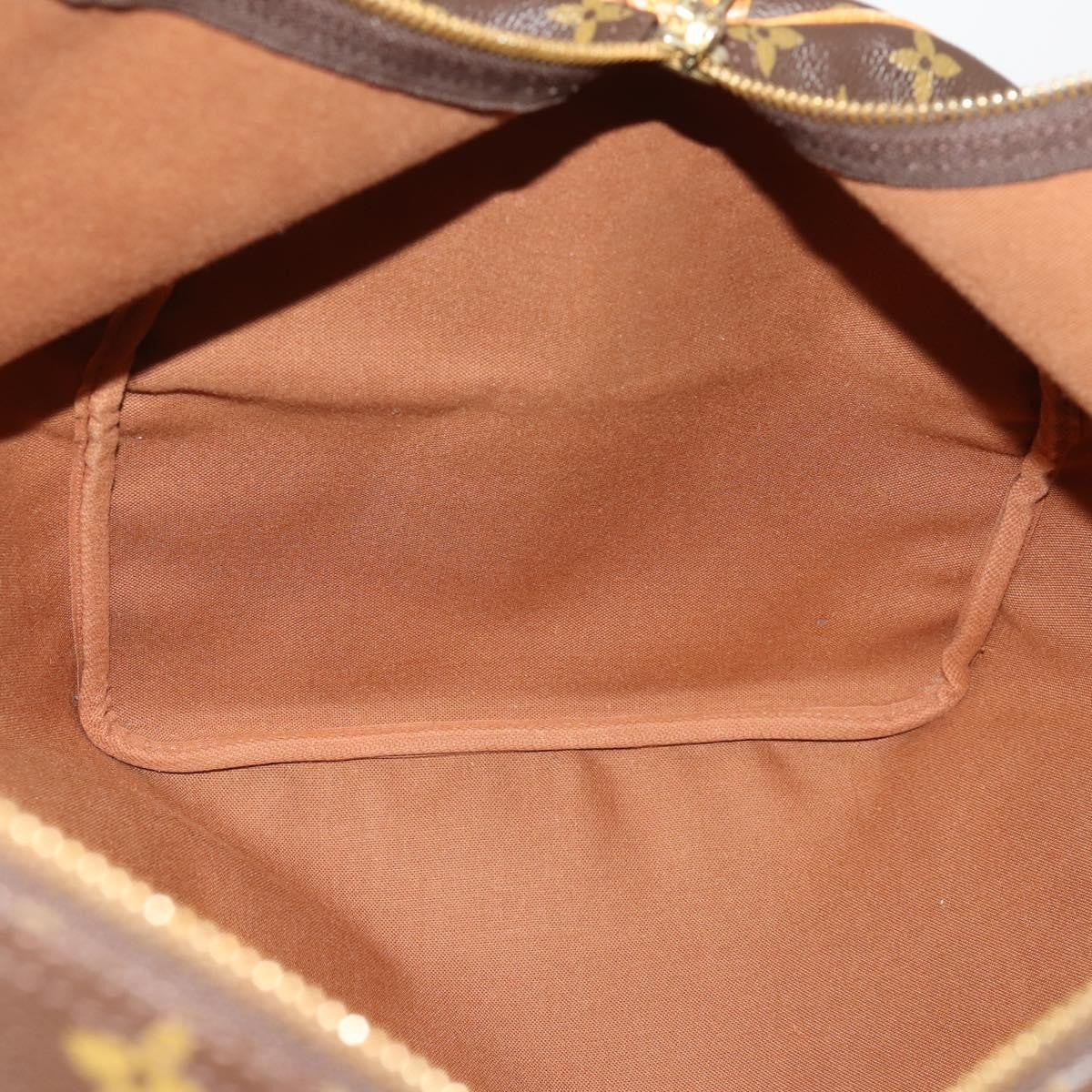 Louis Vuitton Keepall Bag Monogram Canvas Brown Canvas Travel Bag