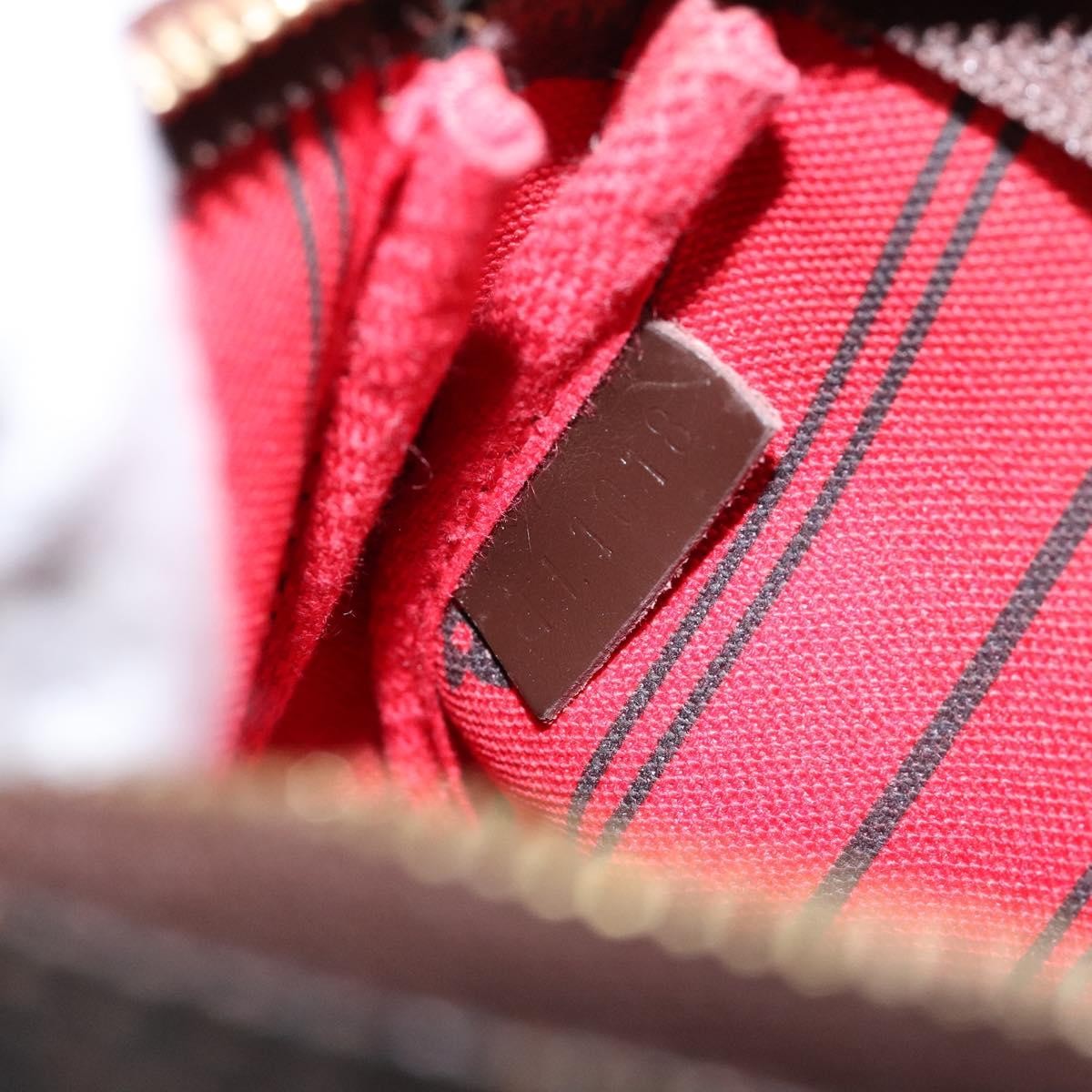 Louis Vuitton Pochette Accessoires Limited Edition Damier Brown Canvas Clutche & Pouche Bag