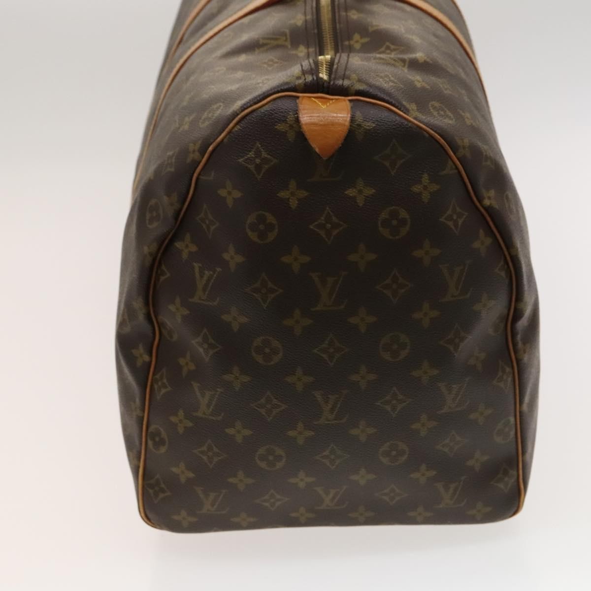 Louis Vuitton Keepall Bag Monogram Canvas Brown Canvas Travel Bag