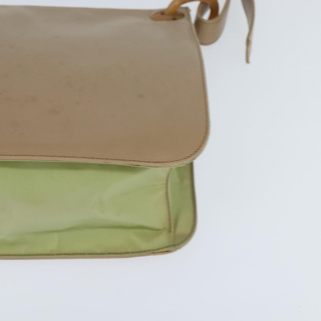 Prada Vintage Shoulder Bag Leather Beige Leather Shoulder Bag Bag