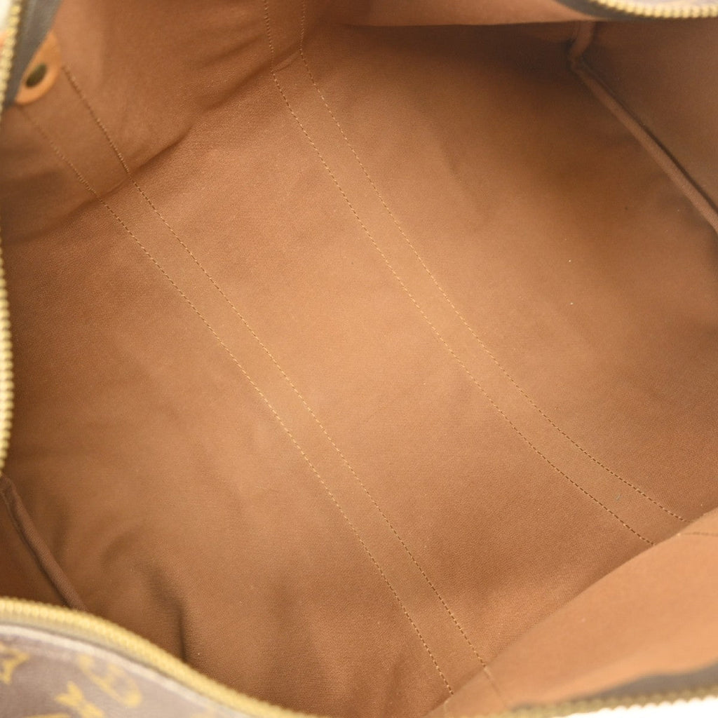 Louis Vuitton Keepall Bag Monogram Canvas Brown Canvas Travel Bag