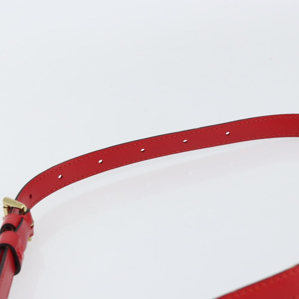 Louis Vuitton Saint Cloud Handbag Epi Leather Red Leather Shoulder Bag