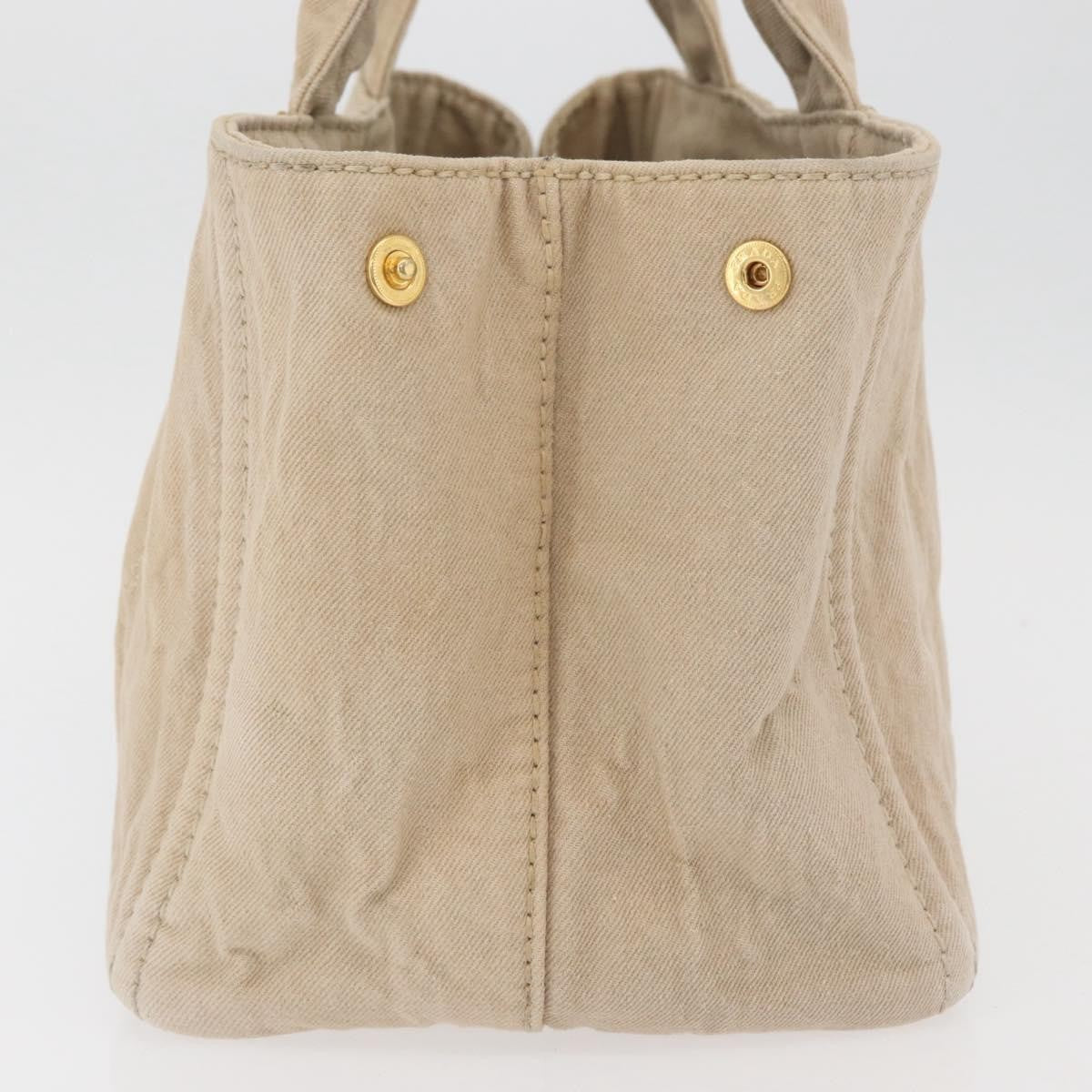 Prada Canapa Tote Canvas Beige Canvas Tote Bag Bag