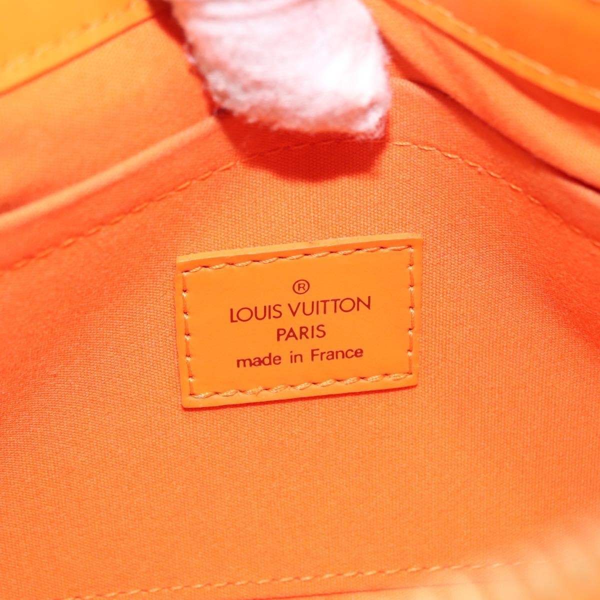 Louis Vuitton Danura Handbag Epi Orange Leather Handbag