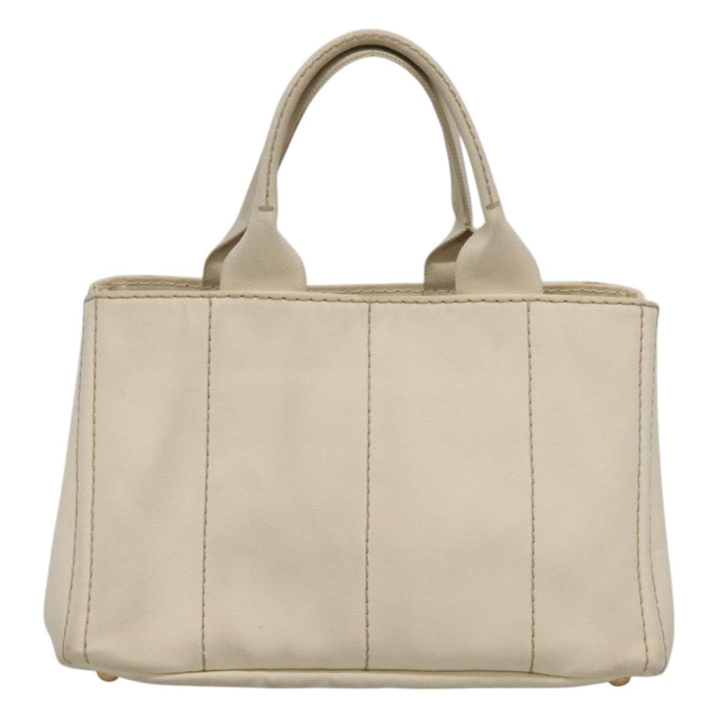 Prada Canapa Tote Canvas White Canvas Tote Bag Bag