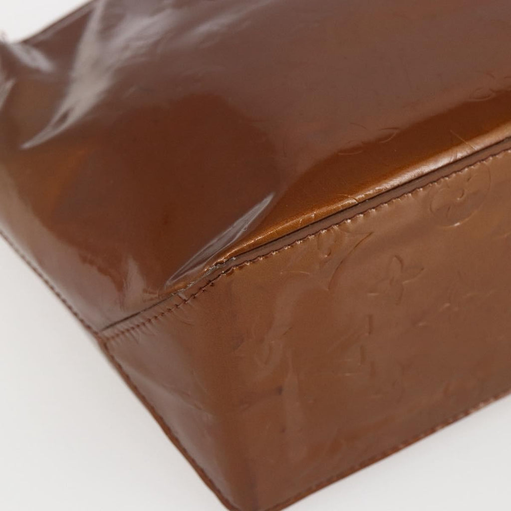 Louis Vuitton Reade Handbag Monogram Vernis Brown Patent_Leather Handbag