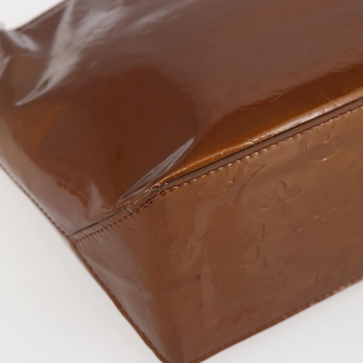 Louis Vuitton Reade Handbag Monogram Vernis Brown Patent_Leather Handbag