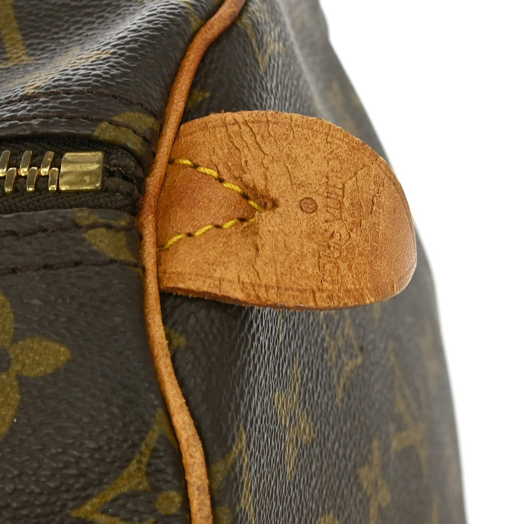 Louis Vuitton Keepall Bag Monogram Canvas Brown Canvas Travel Bag