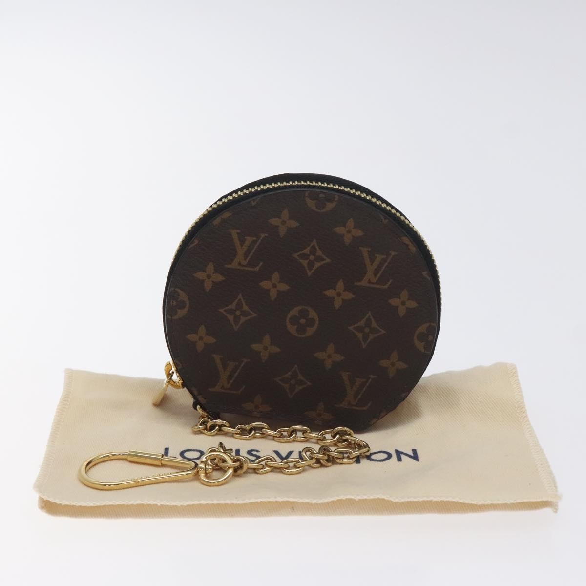 Louis Vuitton Boite Chapeau Coin Purse Monogram Canvas Brown Canvas Wallets Accessory