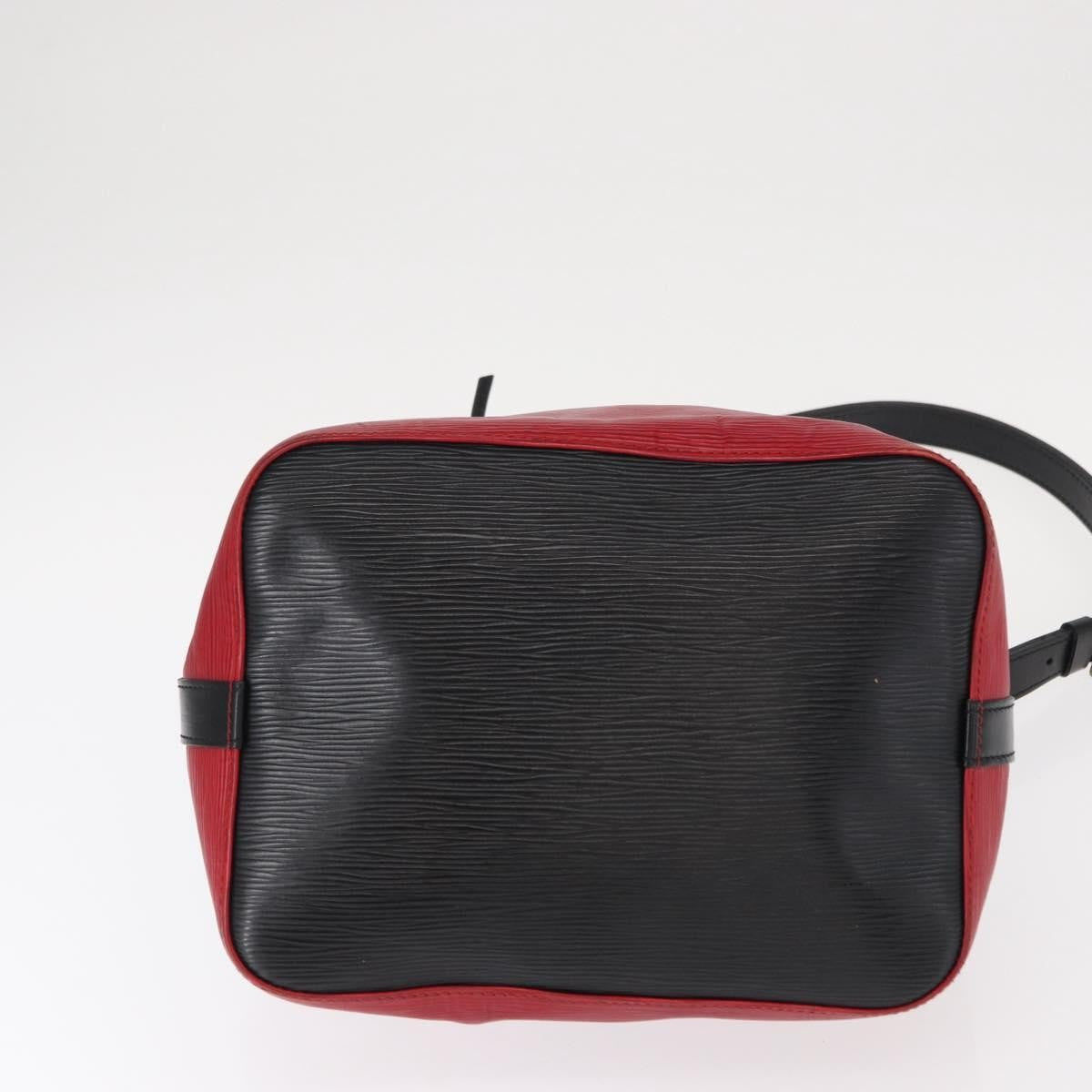 Louis Vuitton Bicolor Petit Noe Handbag Epi Leather Red Leather Shoulder Bag