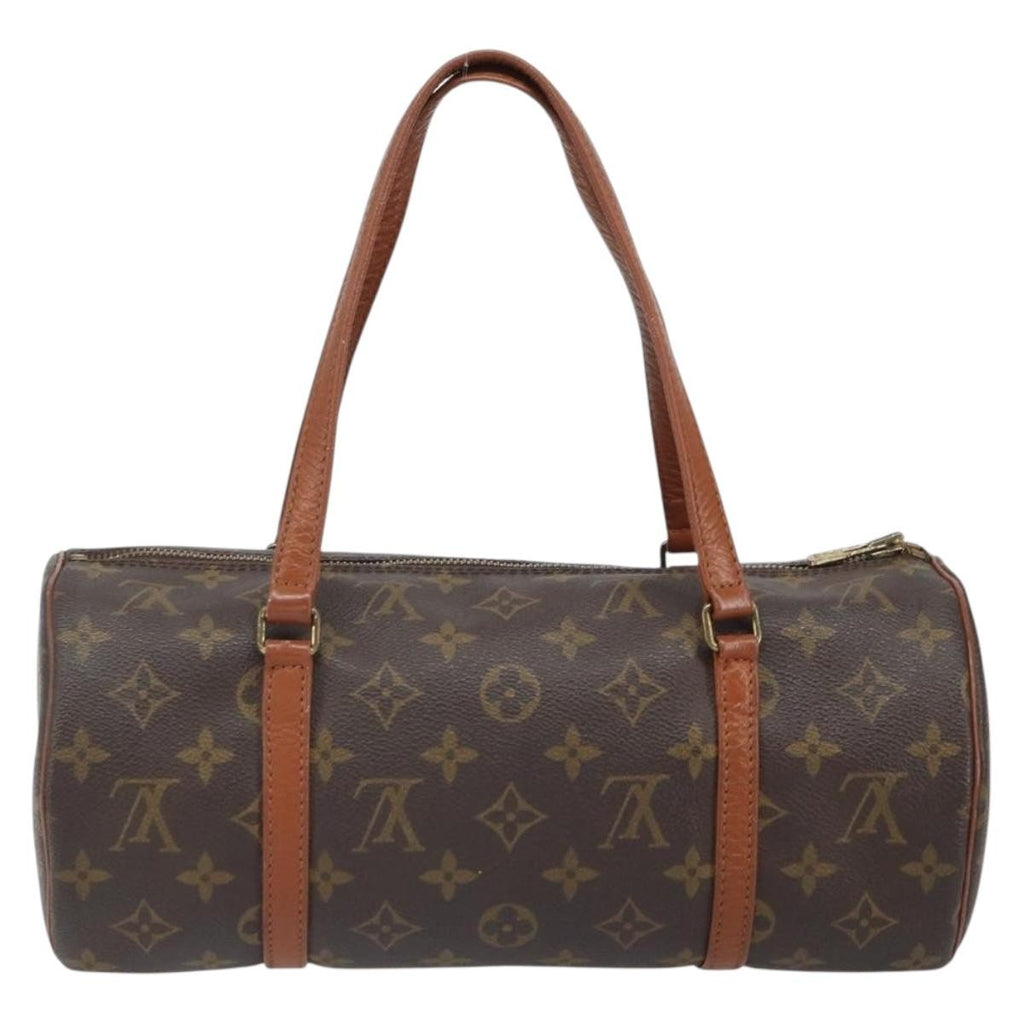 Louis Vuitton Papillon Handbag Monogram Canvas Brown Canvas Handbag
