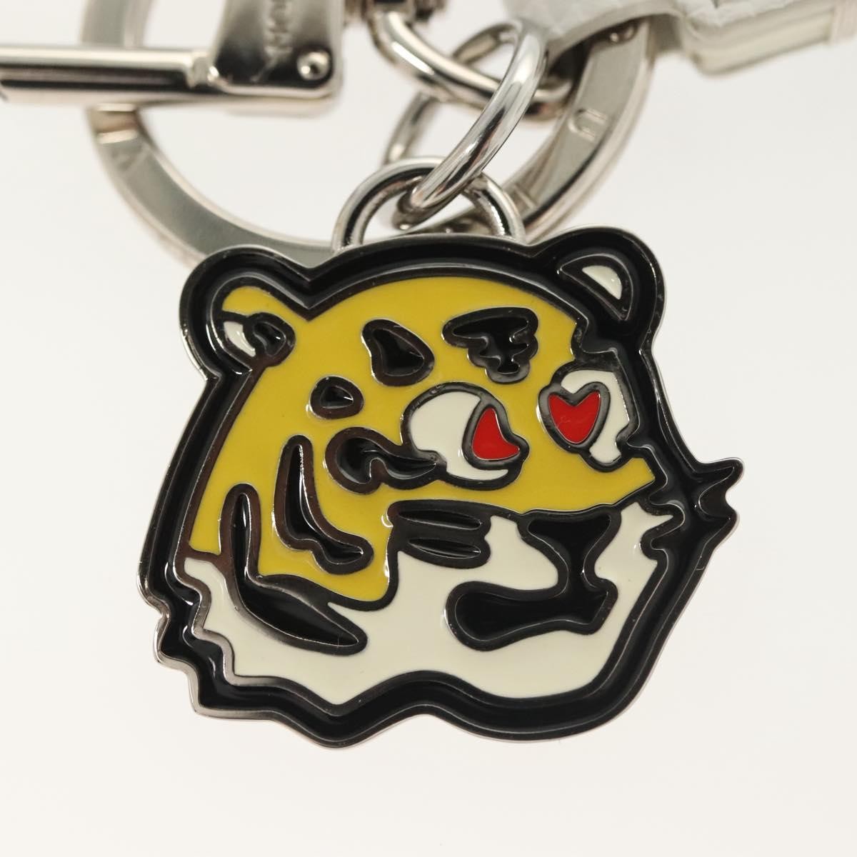 Louis Vuitton Animal Family Bag Charm And Key Holder Metal With Leather White Metal Charms And Keychains Accessory
