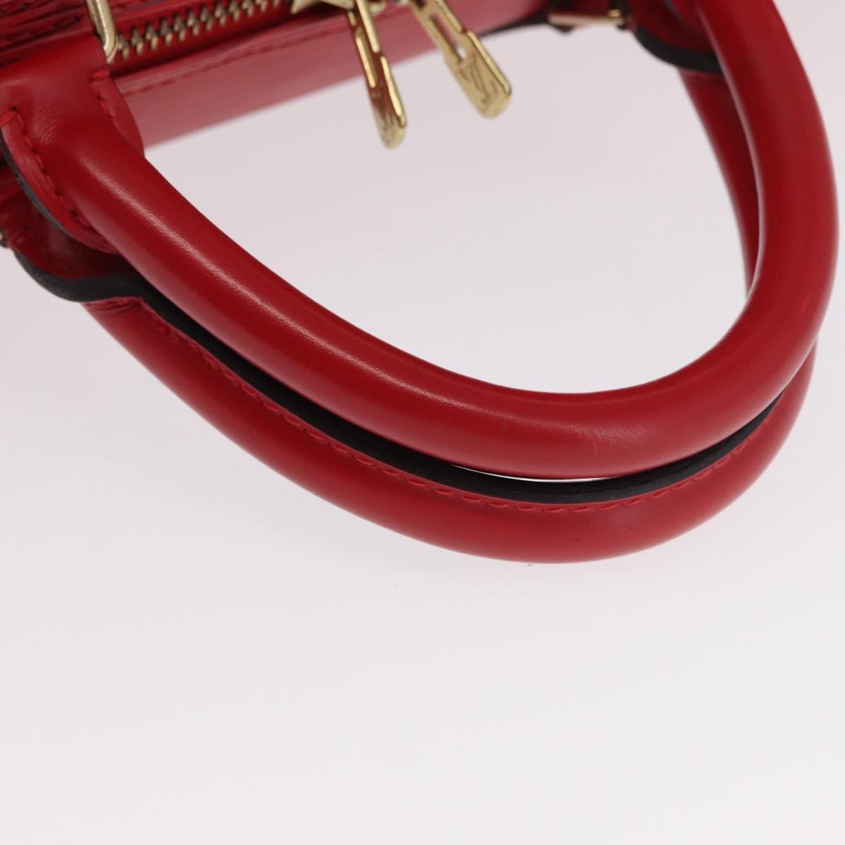 Louis Vuitton Keepall Bag Epi Leather Red Leather Travel Bag