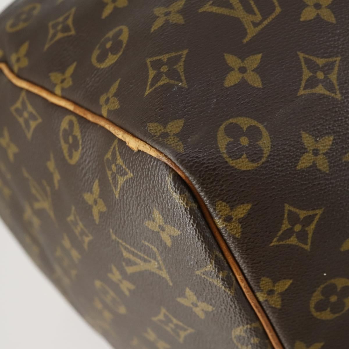 Louis Vuitton Keepall Bag Monogram Canvas Brown Canvas Travel Bag