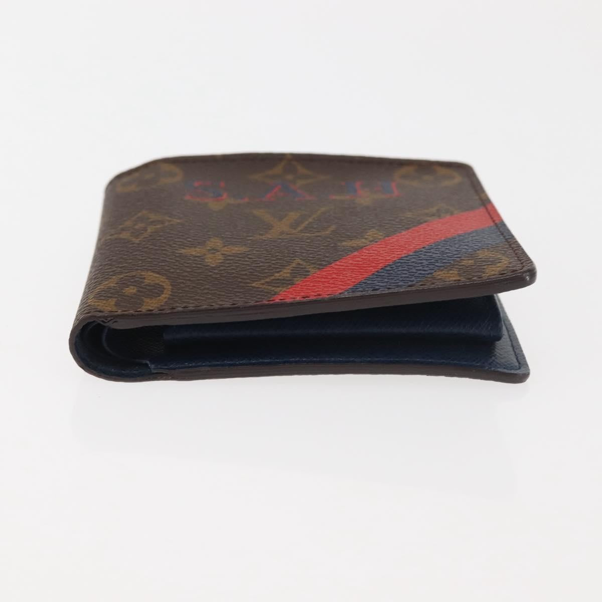 Louis Vuitton Marco Wallet Nm Monogram Canvas Brown Canvas Wallets Accessory