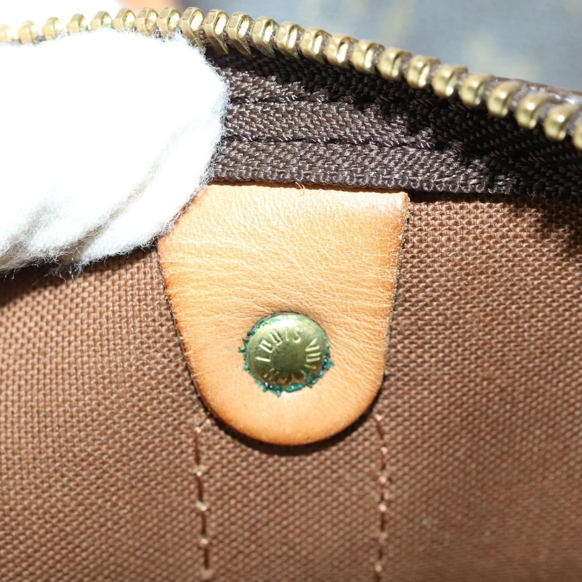 Louis Vuitton Keepall Bag Monogram Canvas Brown Canvas Travel Bag
