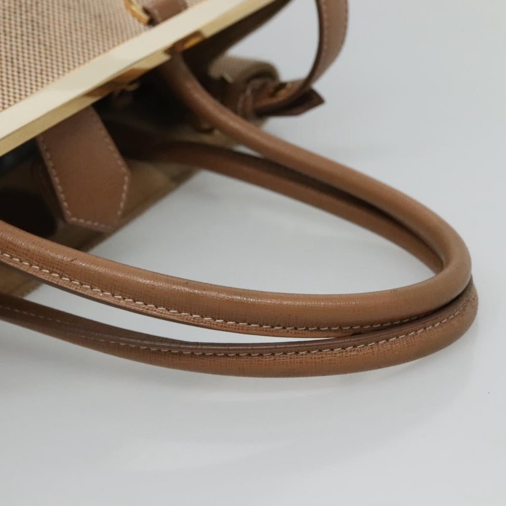 Fendi 2Jours Bag Canvas Beige Canvas Tote Bag Bag