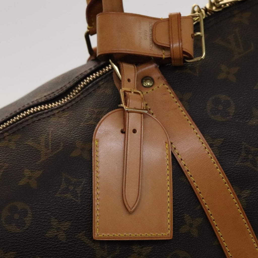 Louis Vuitton Keepall Bag Monogram Canvas Brown Canvas Travel Bag