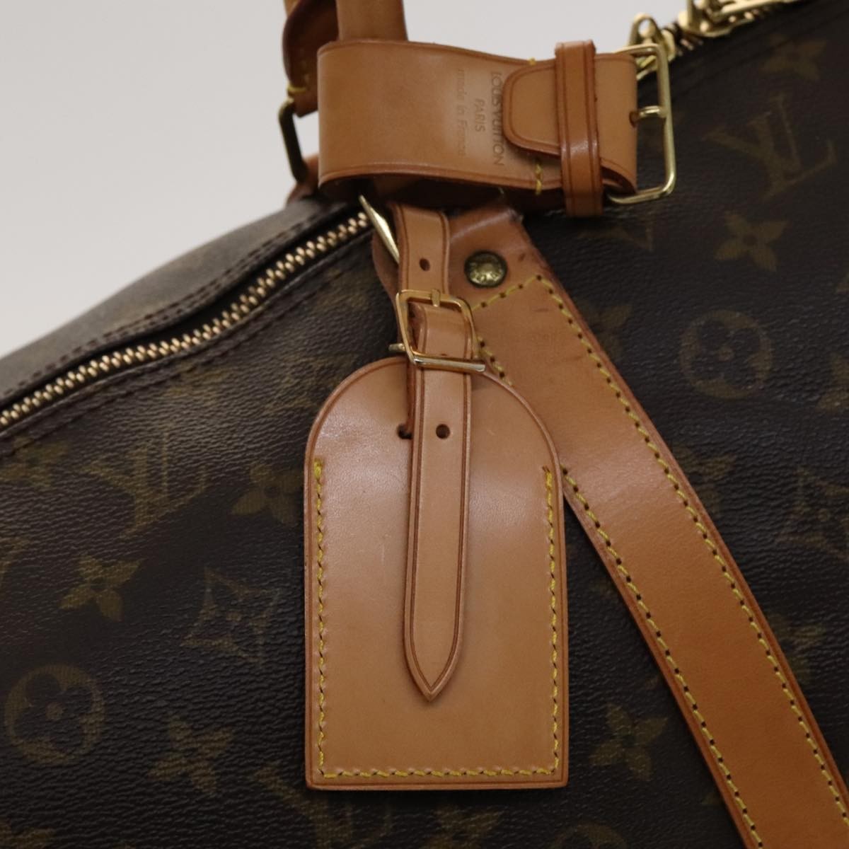 Louis Vuitton Keepall Bag Monogram Canvas Brown Canvas Travel Bag