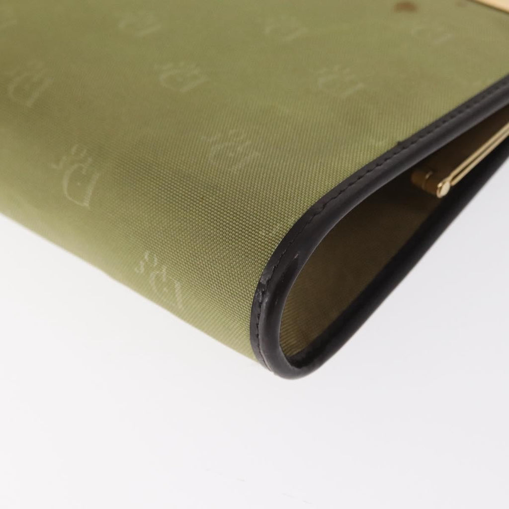 Christian Dior Trotter Pouch Canvas Green Canvas Clutche & Pouche Bag (Pre-Owned)