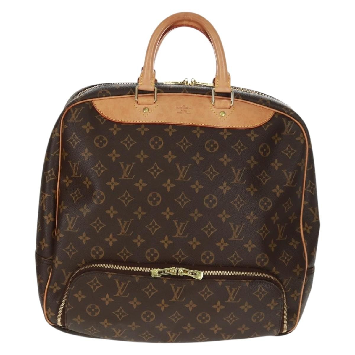 Louis Vuitton Evasion Travel Bag Monogram Canvas Brown Canvas Travel Bag