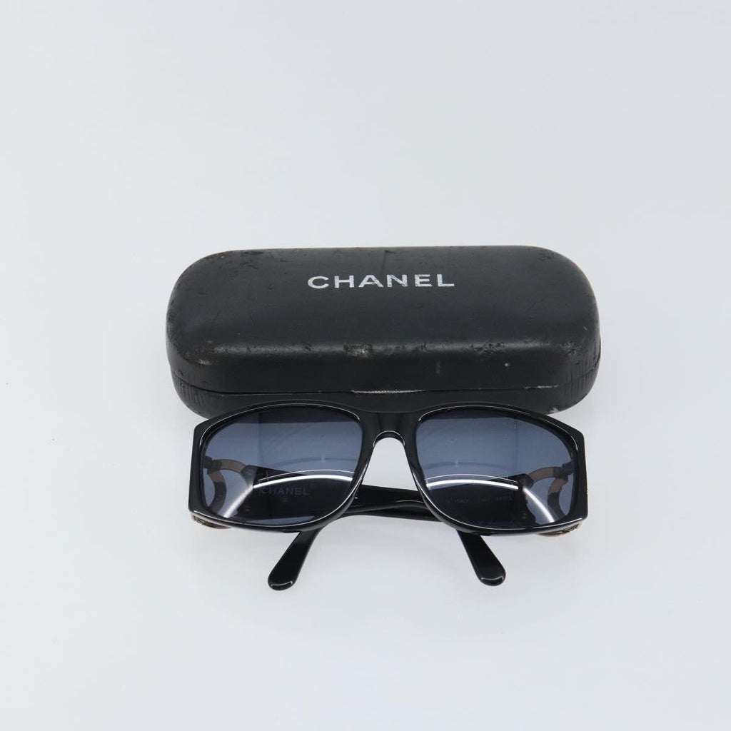 Chanel Logo Cc Sunglasses Plastic Black Plastic Sunglasse Accessory