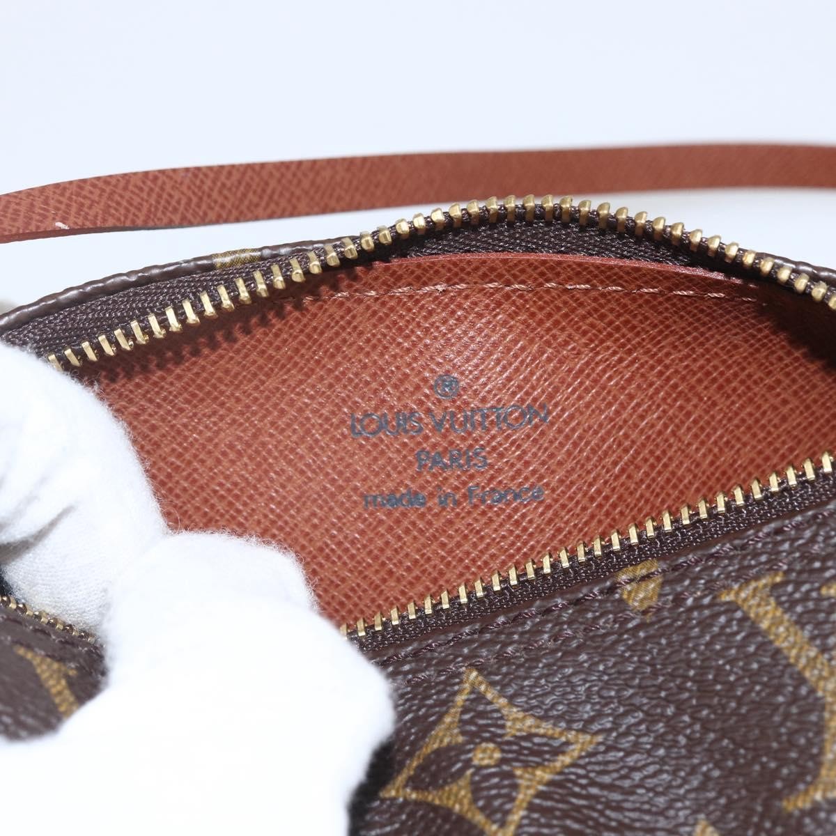 Louis Vuitton Papillon Pochette Monogram Canvas Brown Canvas Clutche & Pouche Bag
