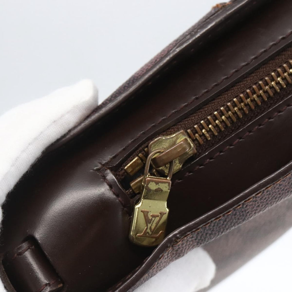 Louis Vuitton Pochette Saint Louis Damier Brown Canvas Clutche & Pouche Bag