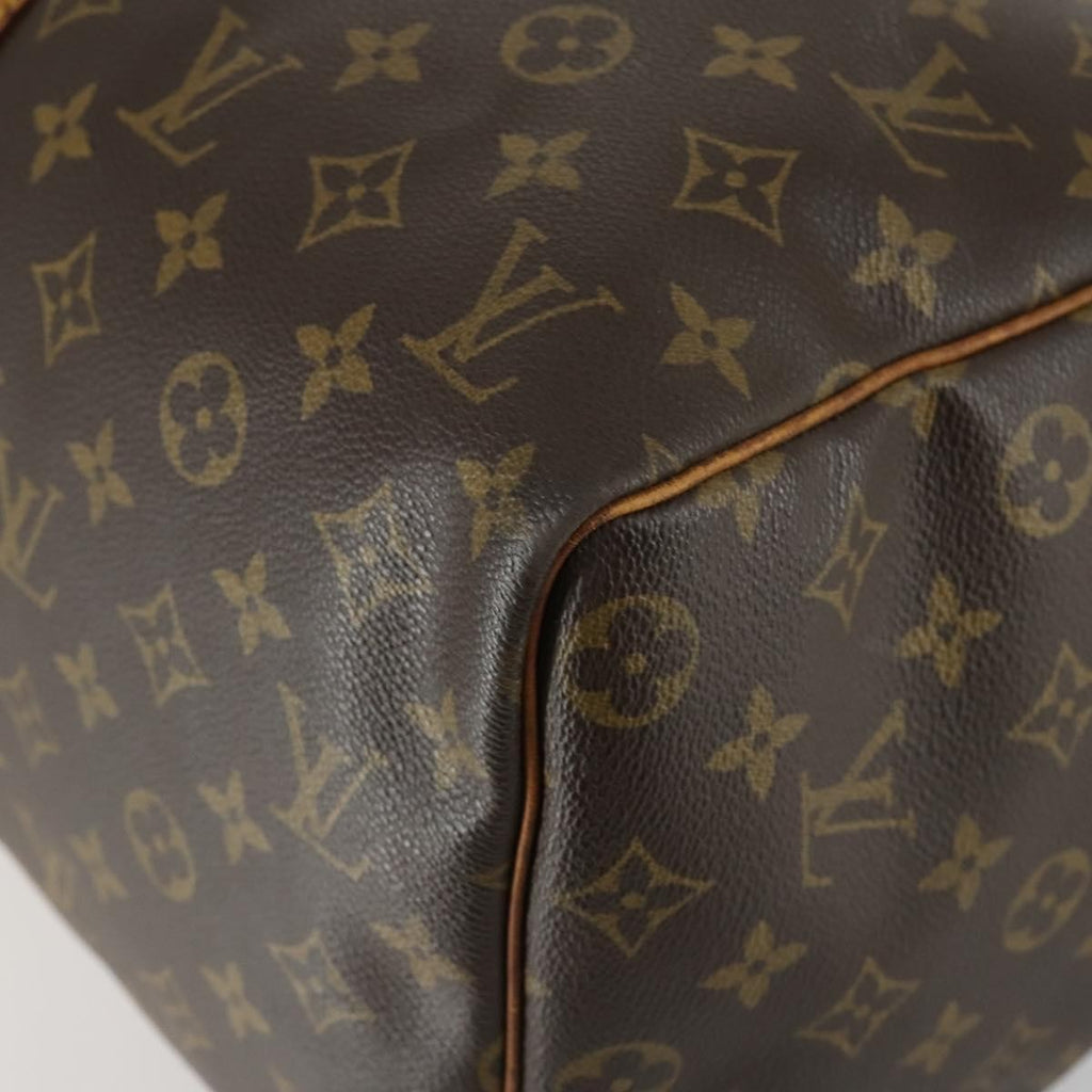 Louis Vuitton Keepall Bag Monogram Canvas Brown Canvas Travel Bag