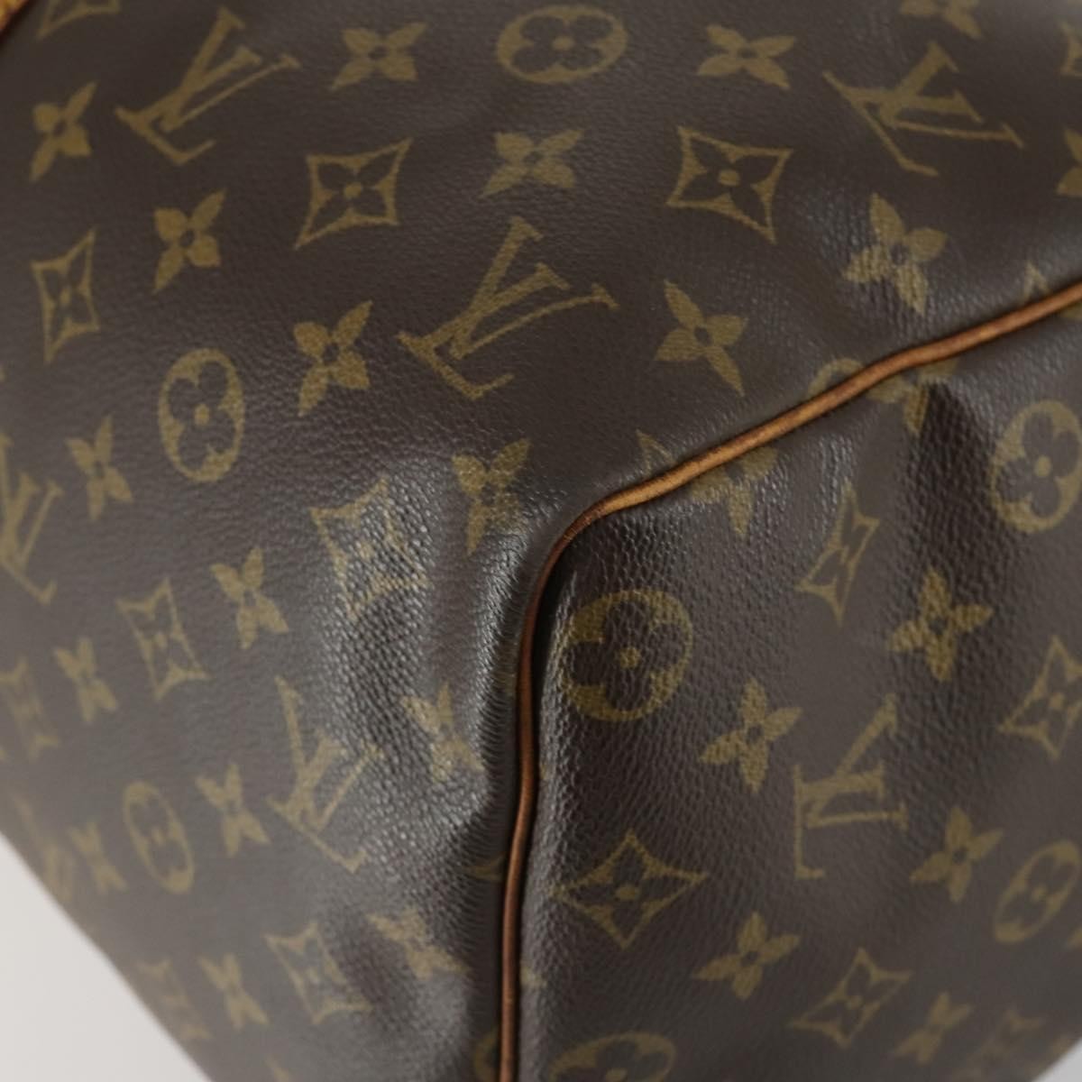 Louis Vuitton Keepall Bag Monogram Canvas Brown Canvas Travel Bag
