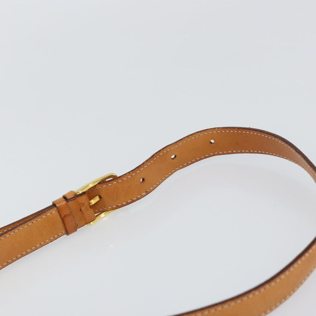 Celine Vintage Macadam Shoulder Bag Canvas Beige Canvas Shoulder Bag Bag