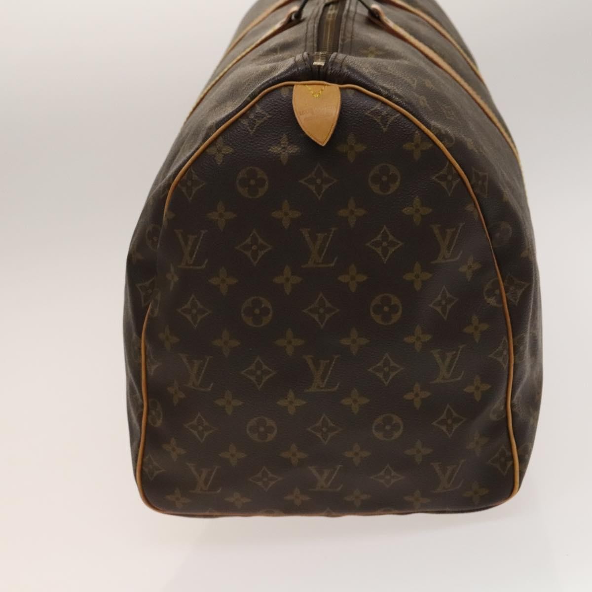 Louis Vuitton Keepall Bag Monogram Canvas Brown Canvas Travel Bag