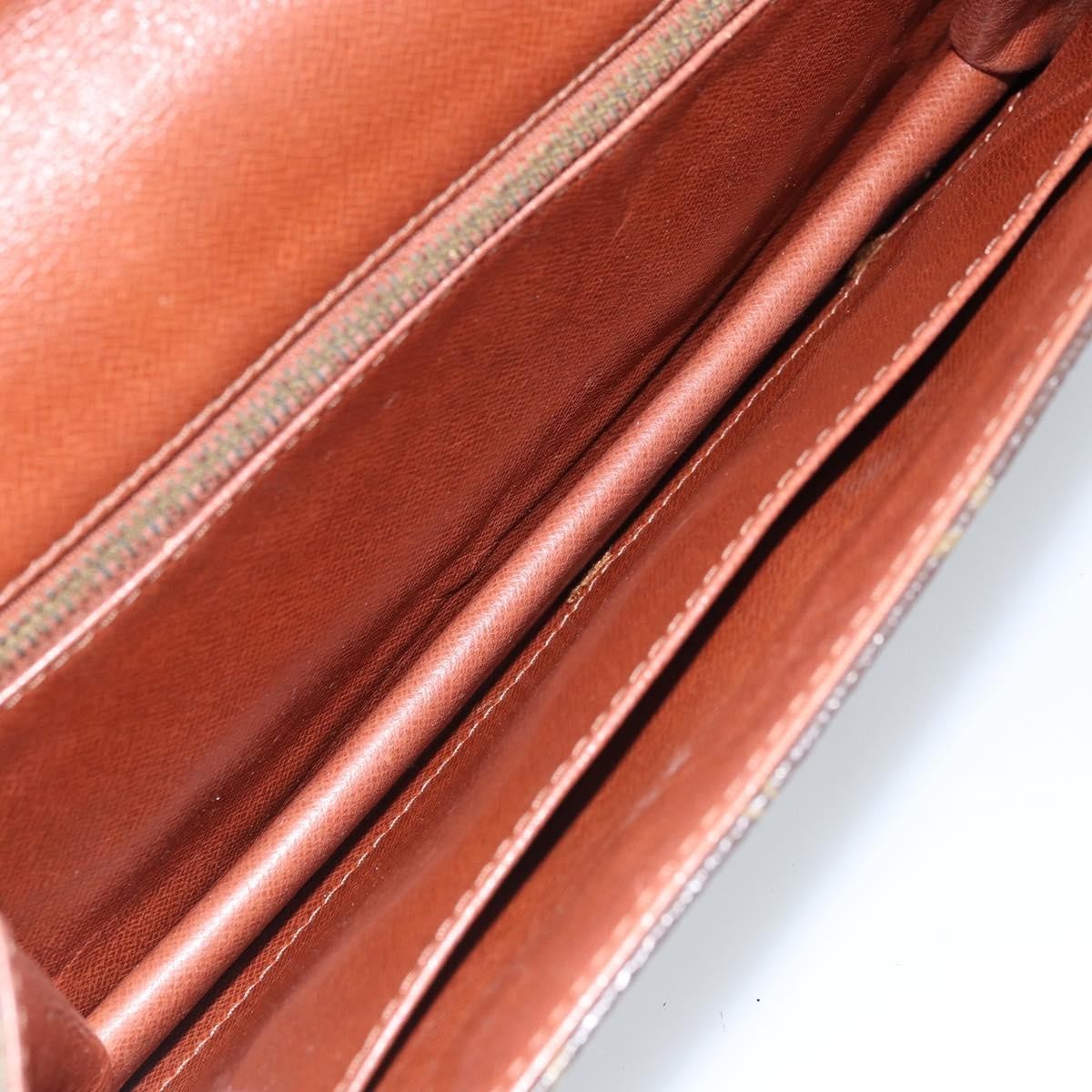 Louis Vuitton Dame Pochette Monogram Canvas Brown Canvas Clutche & Pouche Bag