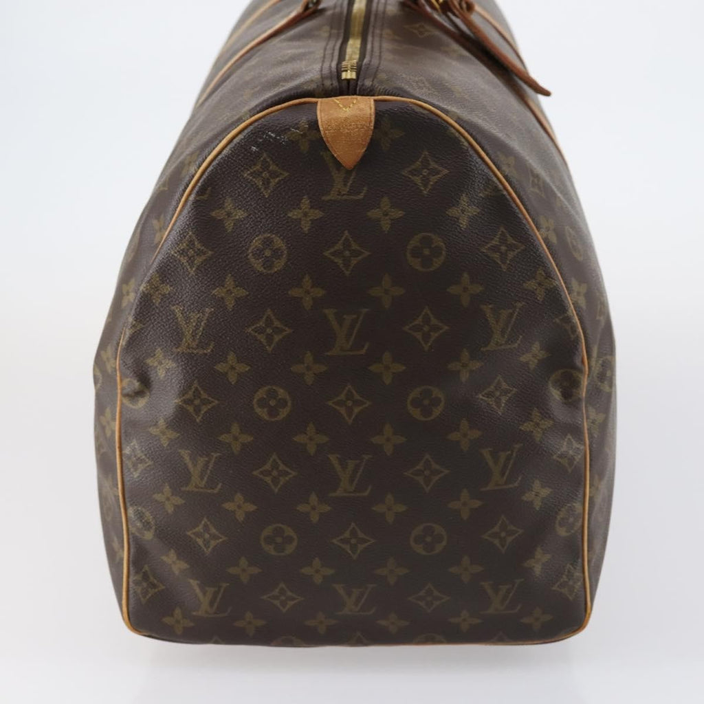 Louis Vuitton Keepall Bag Monogram Canvas Brown Canvas Travel Bag