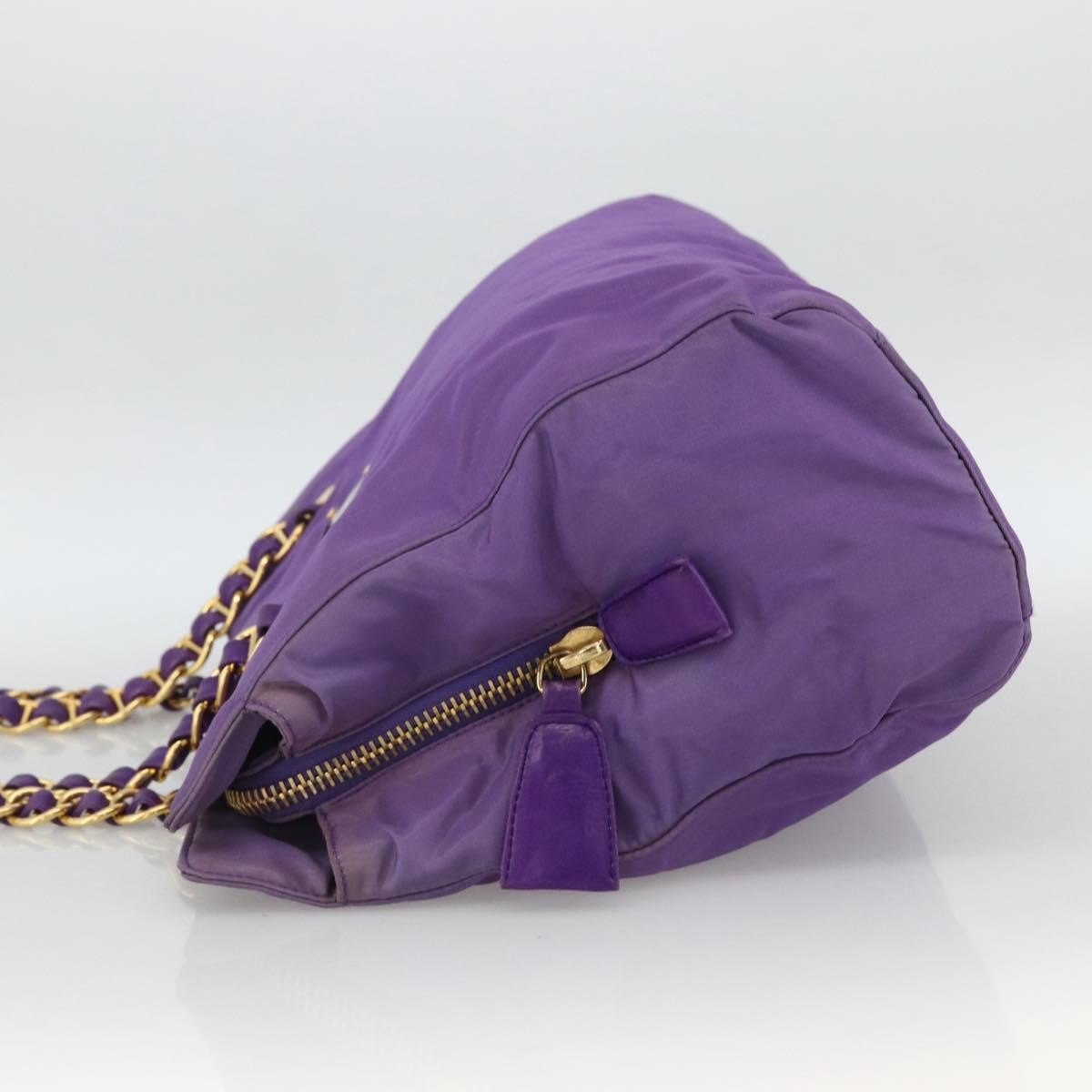 Prada Vintage Shoulder Bag Tessuto Purple Nylon Shoulder Bag Bag