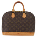 Louis Vuitton Alma Handbag Monogram Canvas Brown Canvas Handbag