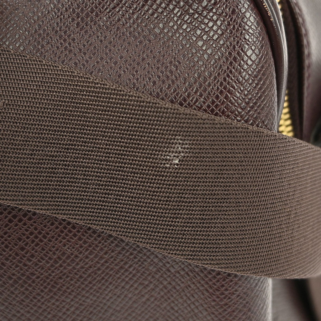 Louis Vuitton Reporter Bag Taiga Leather Purple Leather Shoulder Bag