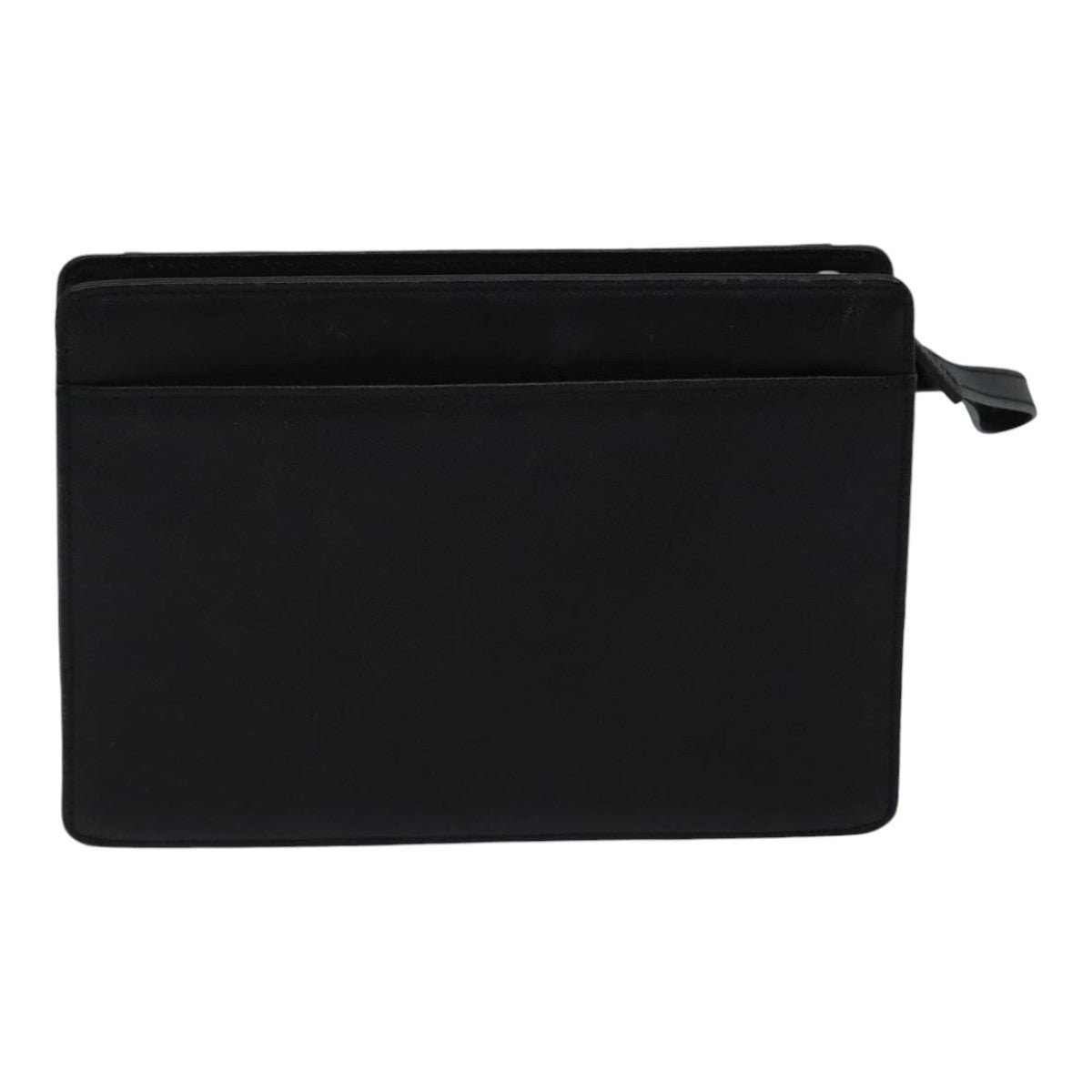 Burberry Vintage Pouch Leather Black Leather Clutche & Pouche Bag