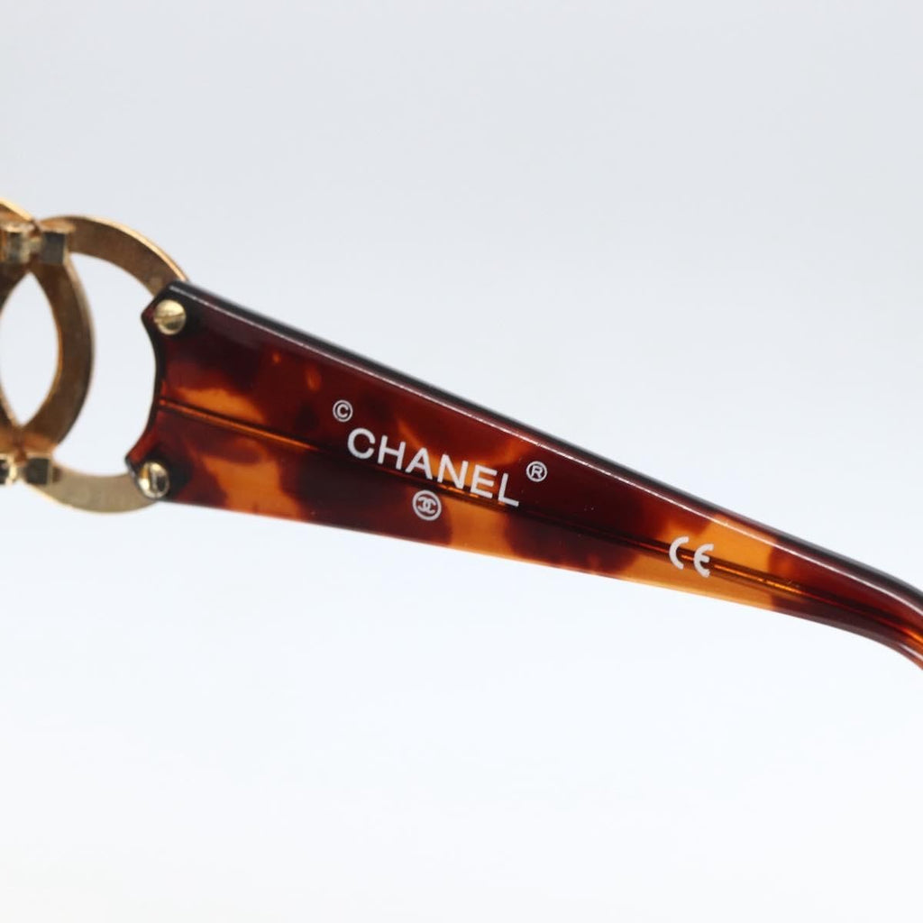 Chanel Logo Cc Sunglasses Plastic Brown Plastic Sunglasse Accessory
