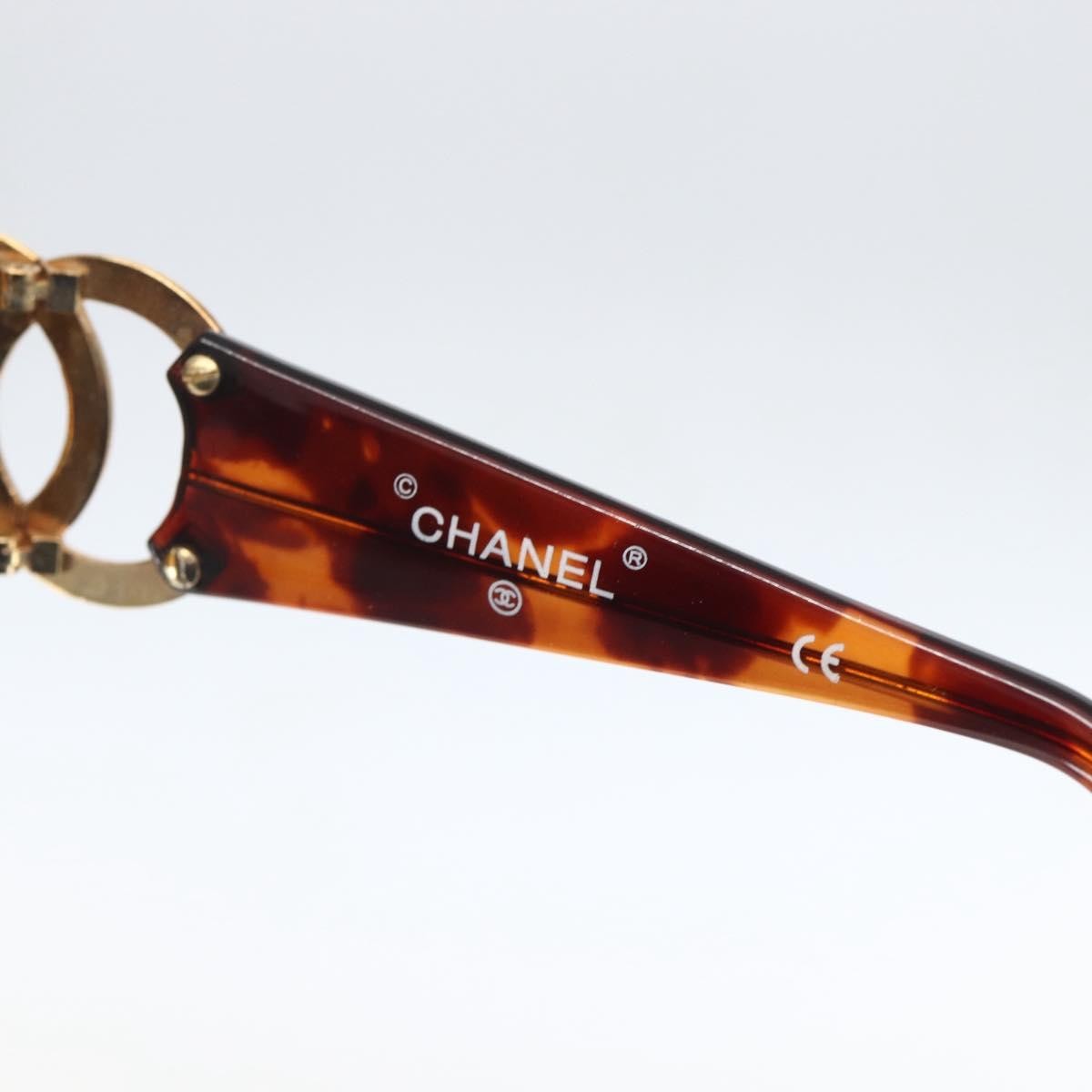 Chanel Logo Cc Sunglasses Plastic Brown Plastic Sunglasse Accessory