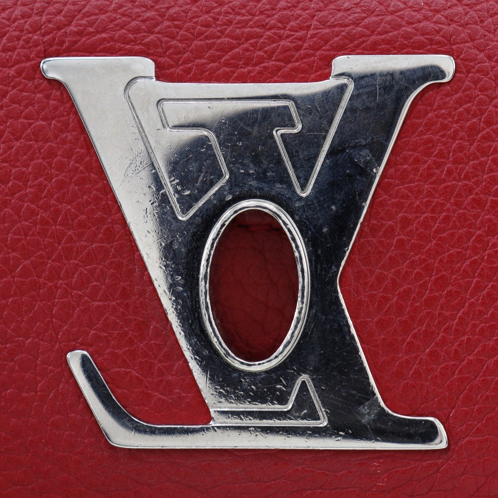 Louis Vuitton Lockme Ii Handbag Leather Red Leather Shoulder Bag