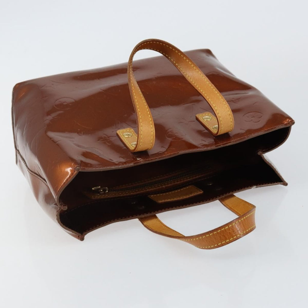 Louis Vuitton Reade Handbag Monogram Vernis Brown Patent_Leather Handbag