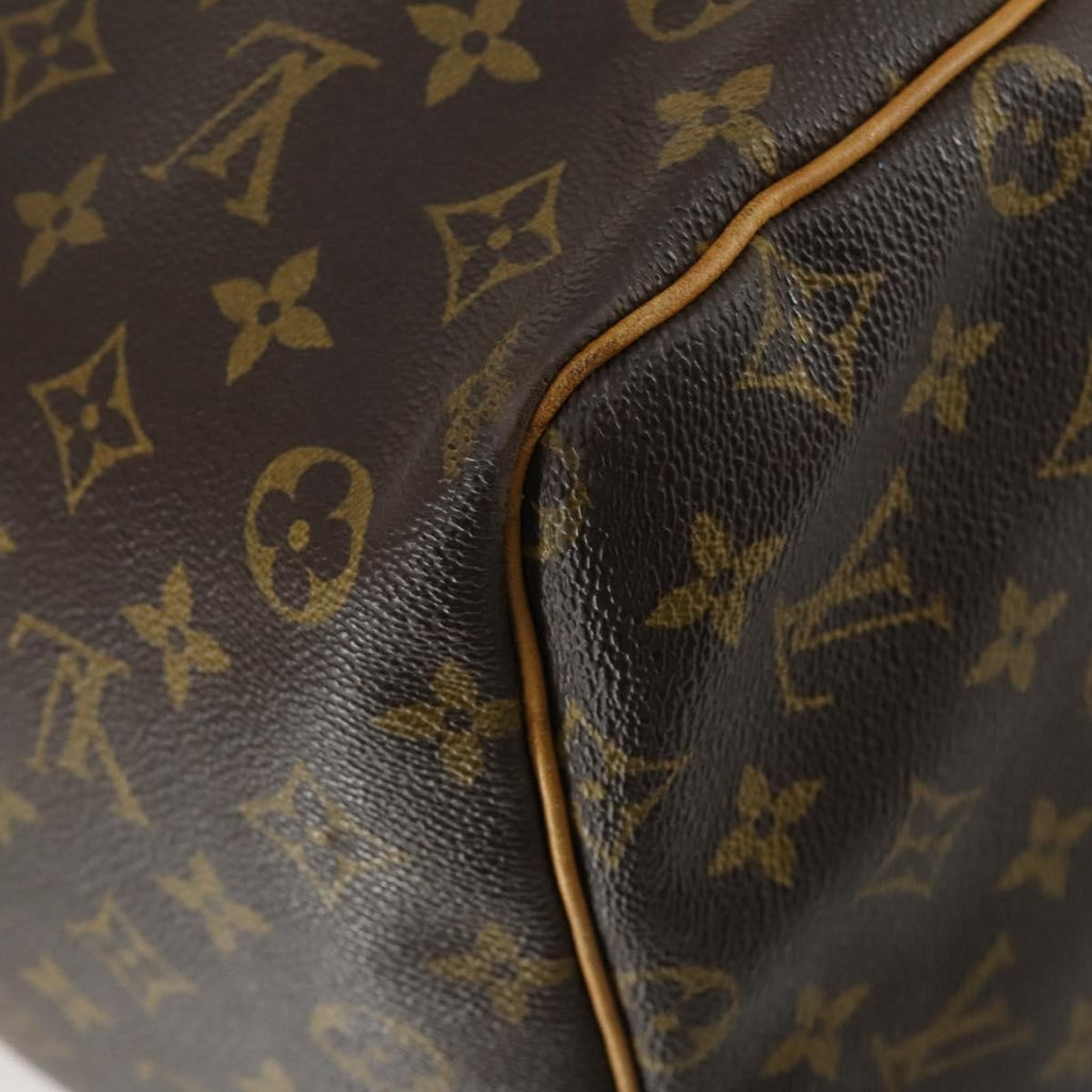 Louis Vuitton Keepall Bag Monogram Canvas Brown Canvas Travel Bag