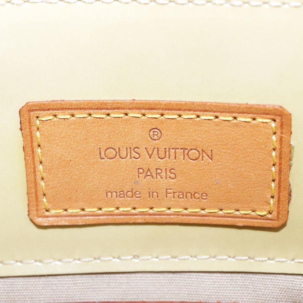 Louis Vuitton Reade Handbag Monogram Vernis Beige Patent_Leather Handbag