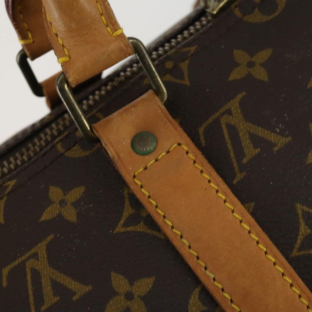 Louis Vuitton Keepall Bag Monogram Canvas Brown Canvas Travel Bag