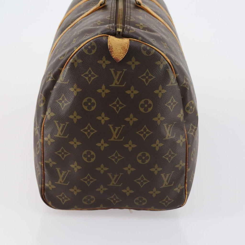 Louis Vuitton Keepall Bag Monogram Canvas Brown Canvas Travel Bag