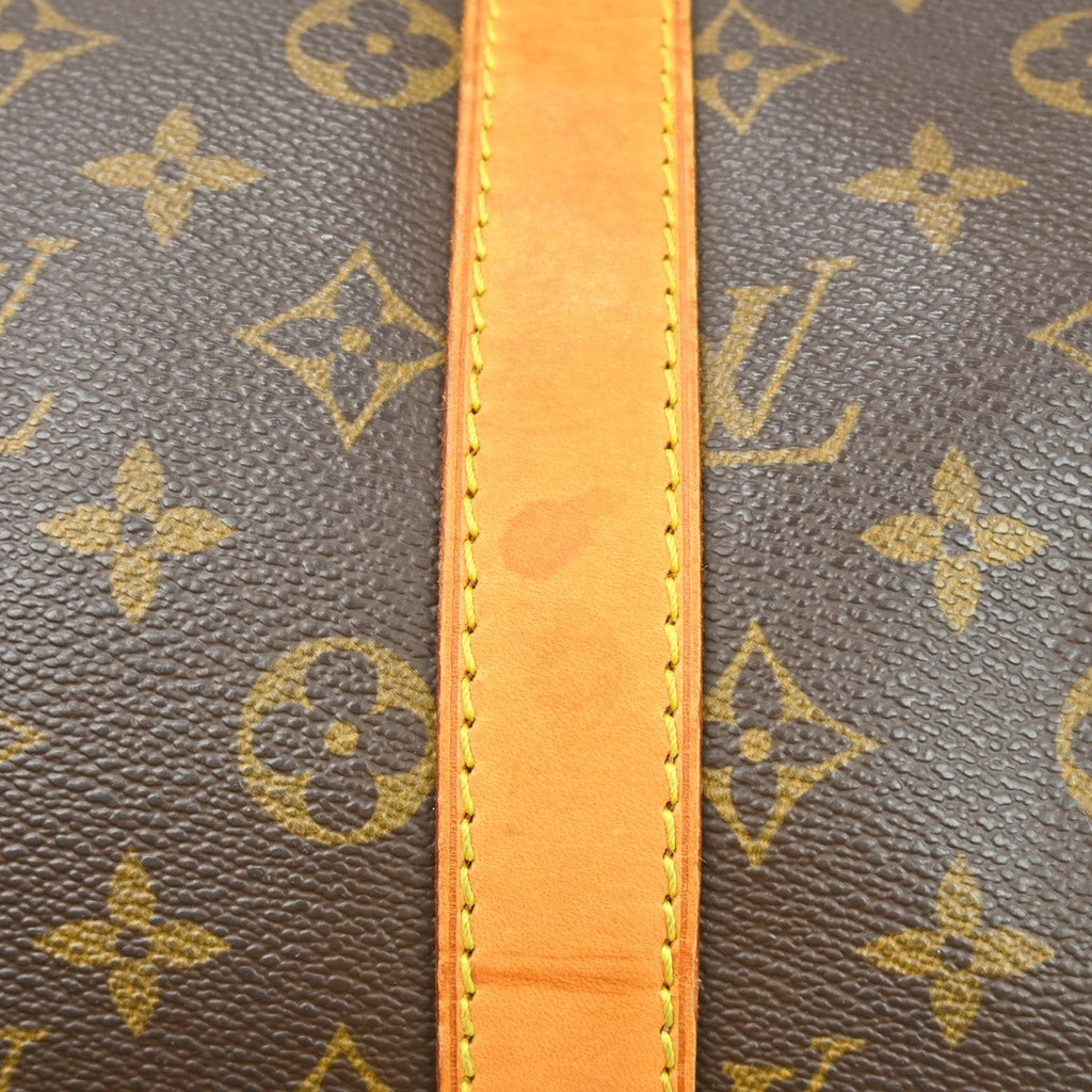 Louis Vuitton Keepall Bag Monogram Canvas Brown Canvas Travel Bag
