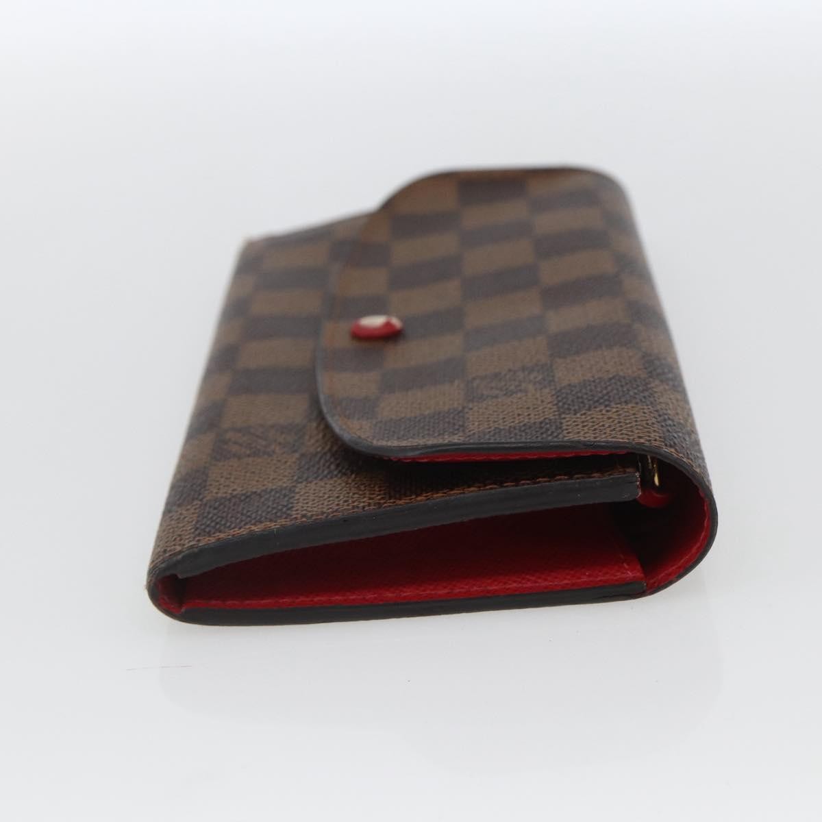 Louis Vuitton Emilie Wallet Damier Brown Canvas Wallets Accessory