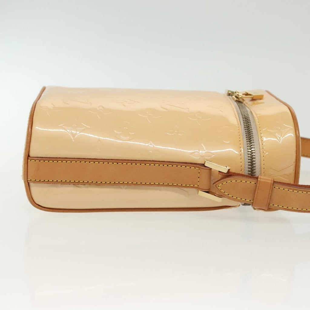 Louis Vuitton Sullivan Handbag Monogram Vernis Pink Patent_Leather Shoulder Bag